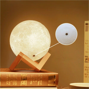 Mother And Daughter - Always Heart To Heart Moon Lamp