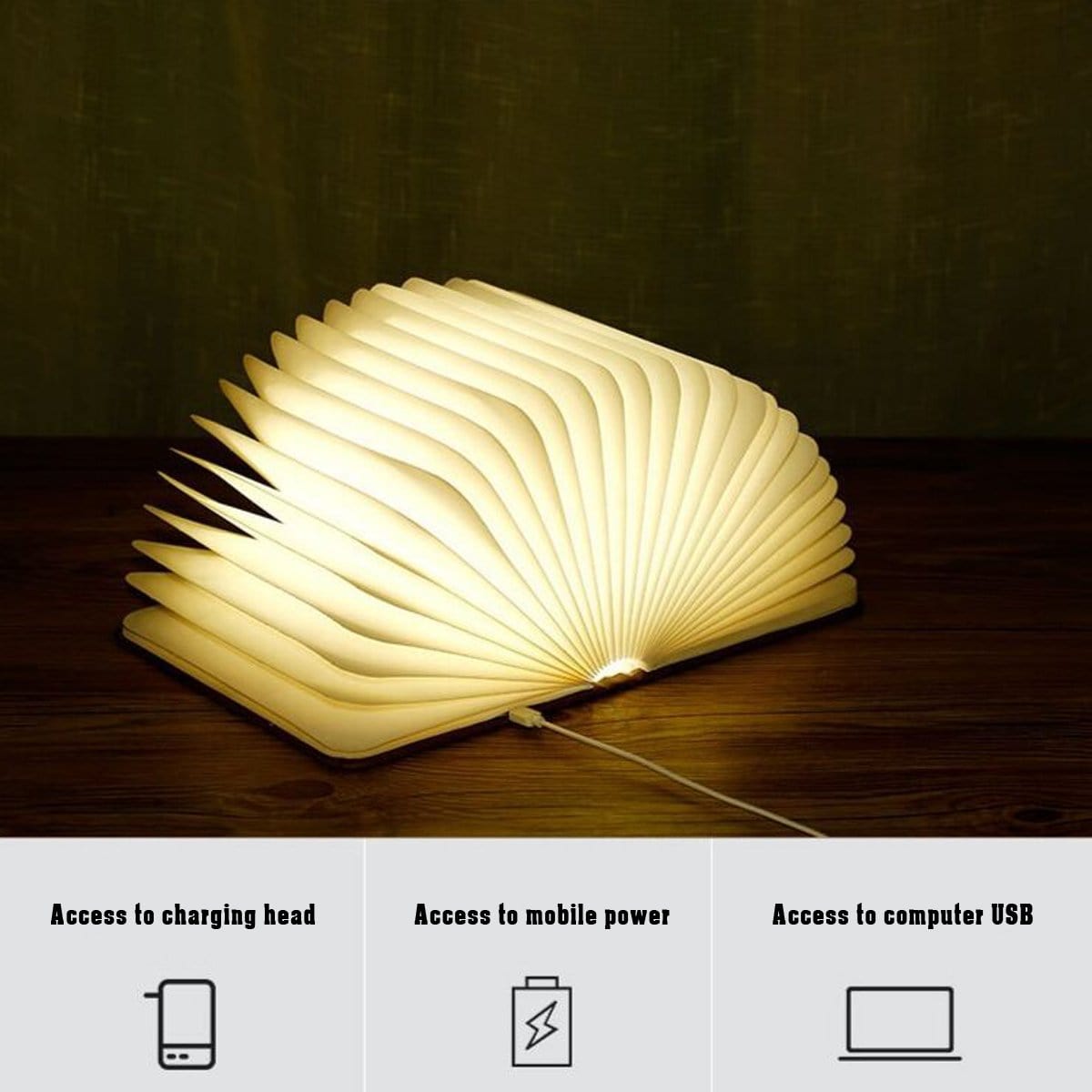 The Best Thing LED Folding Book Light - Grandma To Granddaughter