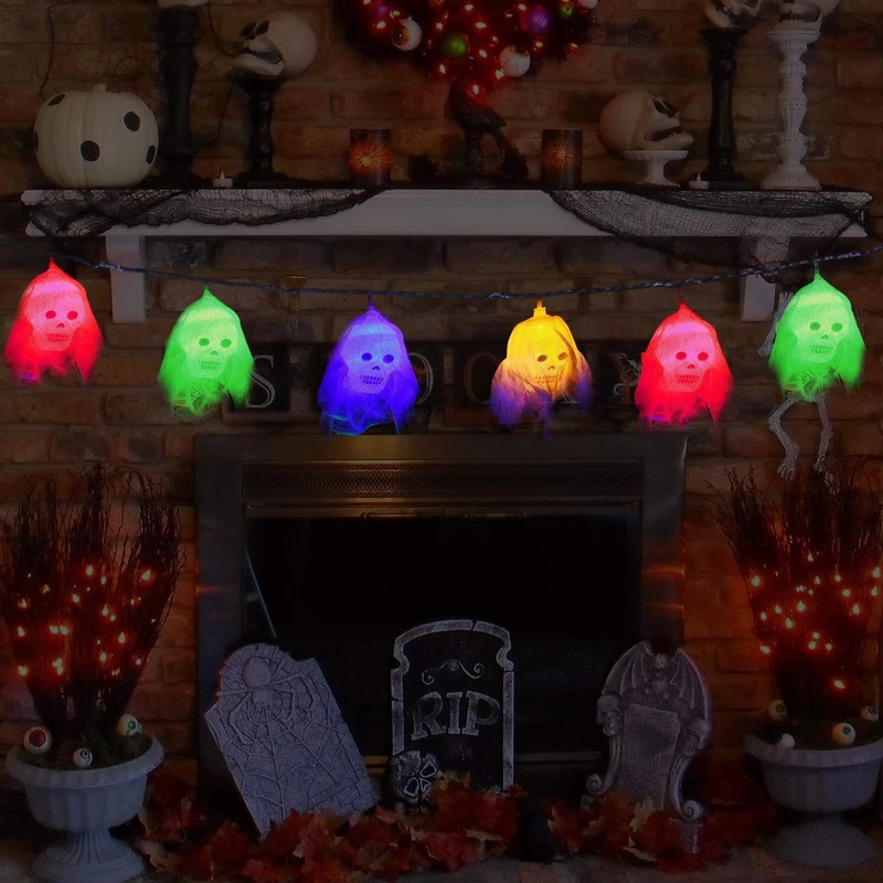 Skeleton Halloween Light Decorations