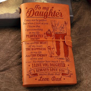 Dad To Daughter  - YOU ARE THE BEAT OF MY HEART - Vintage Journal
