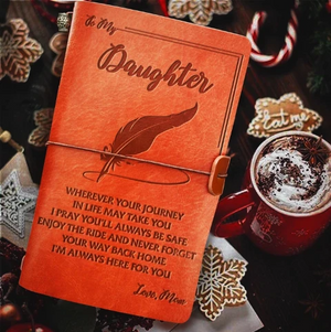 Mom To Daughter  - ENJOY THE RIDE - Vintage Journal