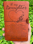 Mom To Daughter  - Remember How Much You Are Loved - Vintage Journal