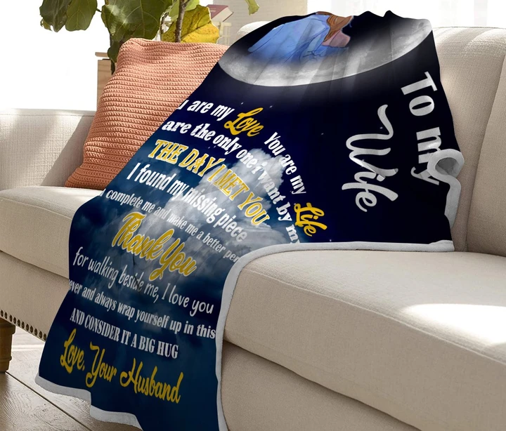 Black Friday limited time discount 50%-To my Wife-Blanket