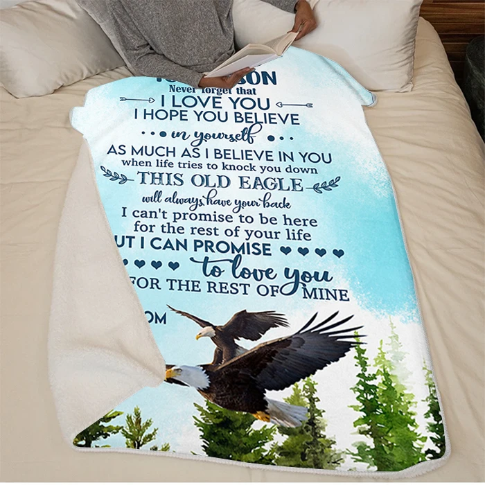 50% OFF Best Gift-To My Son, believe in yourself - Blanket