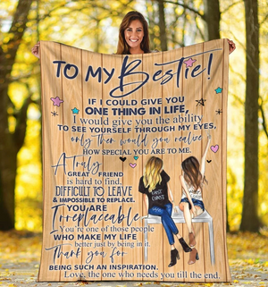 50% OFF Best Gift - To My Bestie Blanket