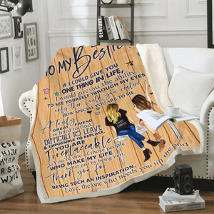 50% OFF Best Gift - To My Bestie Blanket