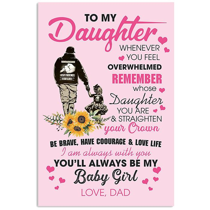 50% OFF Best Gift-Dad To Daughter, Love Dad - Blanket