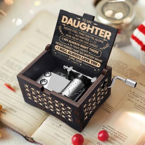 Dad To Daughter - Never Feel That You're Alone - Black Music Box