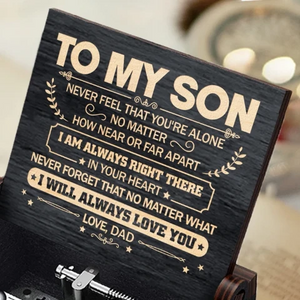 Dad To Son ( Never Feel That You're Alone ) Black Music Box