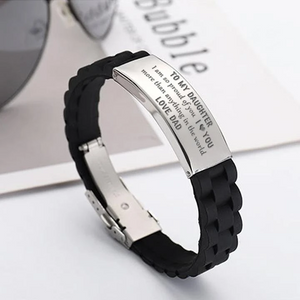 Dad To Daughter - I LOVE YOU - Bracelet