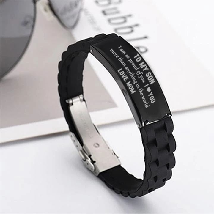 Mom To Son - I LOVE YOU - Bracelets