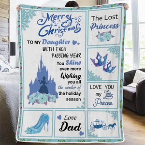 Black Friday limited time discount 50%-To My Daughter，love you my little princess-Blanket