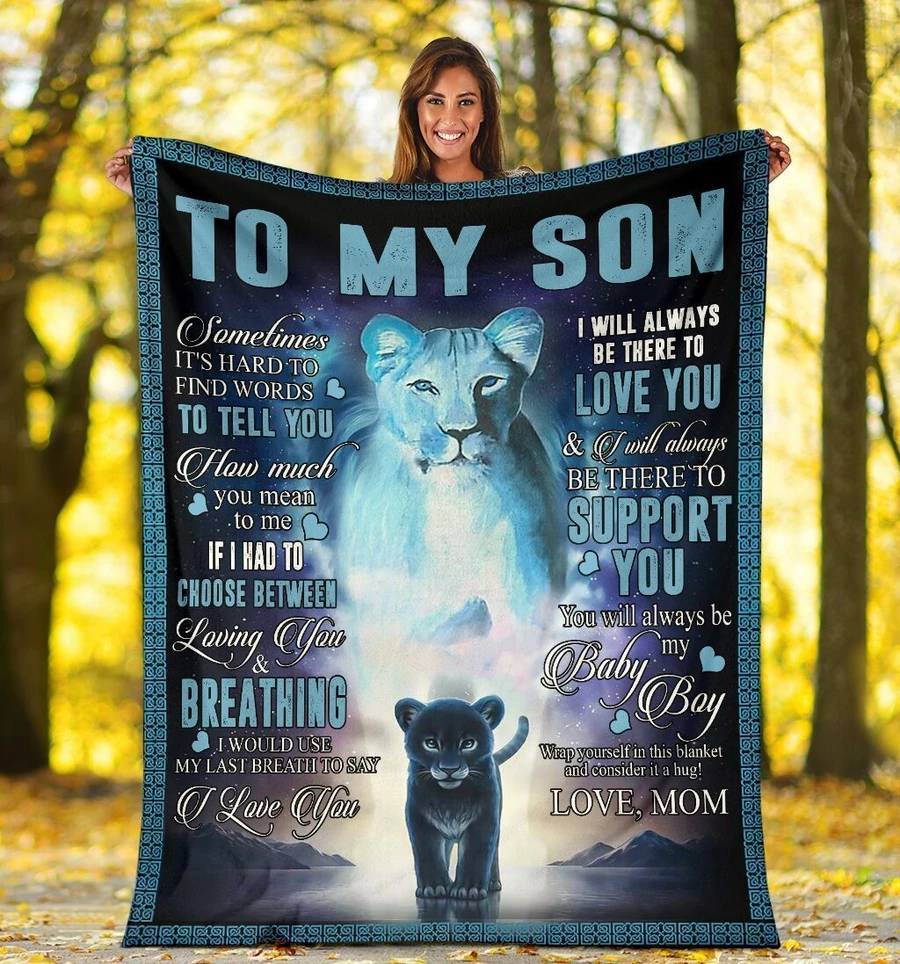 Christmas limited time discount 50% - Mom To Son - I Love You - Blanket