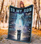 Christmas limited time discount 50% - Mom To Son - I Love You - Blanket