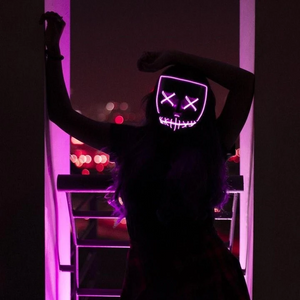 Halloween LED Purge Mask