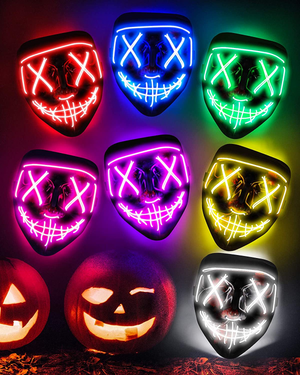 Halloween LED Purge Mask