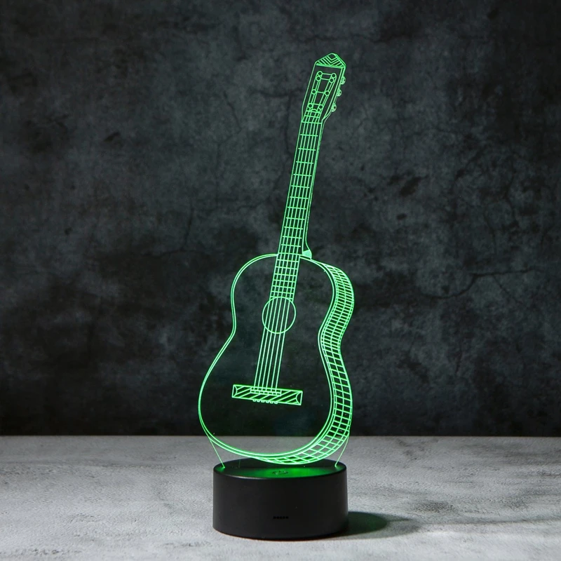 GUITAR 3D ILLUSION LAMP
