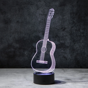 GUITAR 3D ILLUSION LAMP