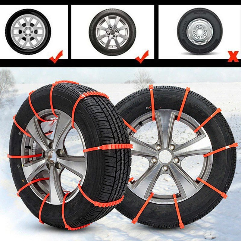 (NEW YEAR SALE) REUSABLE ANTI SNOW CHAINS OF CAR OF