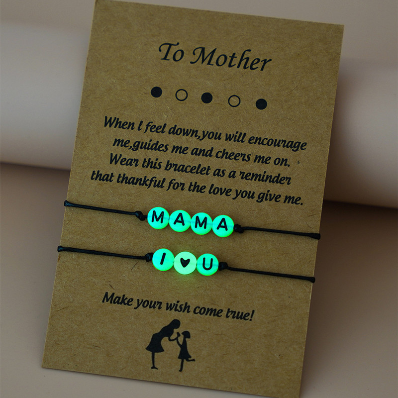 Mother's Day Gift-  Bracelets Set with Cards