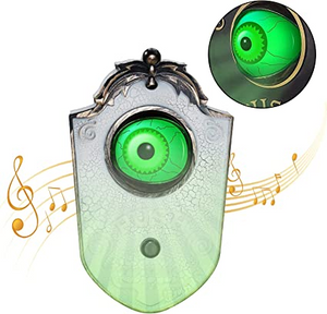 Haunted Doorbell Animated Eyeball Halloween Decor