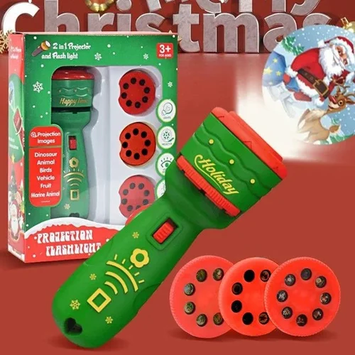 （Early Christmas Pre-sale）Slide Projector Torch Projection Light
