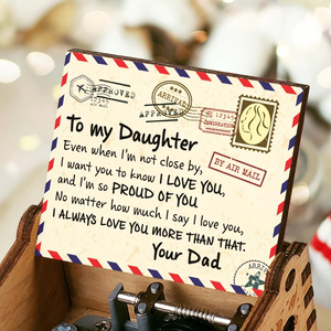 Dad To Daughter - I'm So Proud Of You - Colorful Music Box