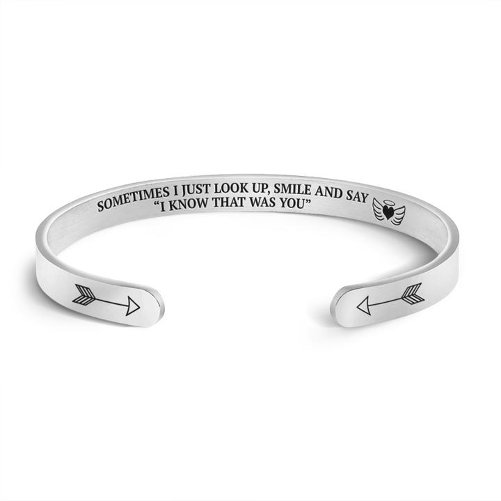 I Know That Was You Cuff Bracelet