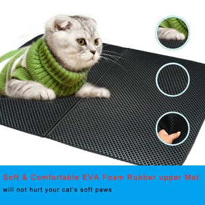 Cat Litter Mat Double-Layer Pad