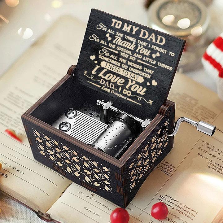 Daughter To Dad - I Need To Say I Love You - Black Music Box
