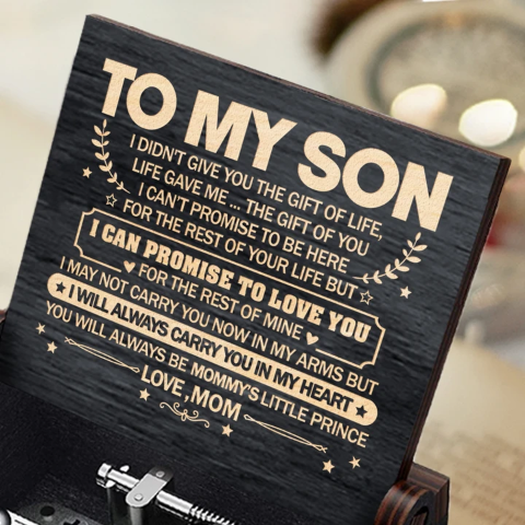 Mom To Son ( I Will Always Carry You In My Heart ) Black Music Box