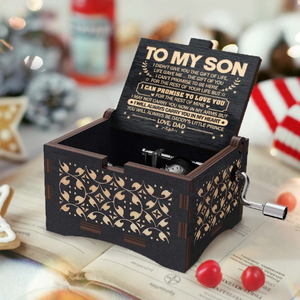 Dad To Son ( I Will Always Carry You In My Heart ) Black Music Box