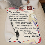 50%OFF Best Gift - Mom To Son -Keep Me In Your Heart- Blanket