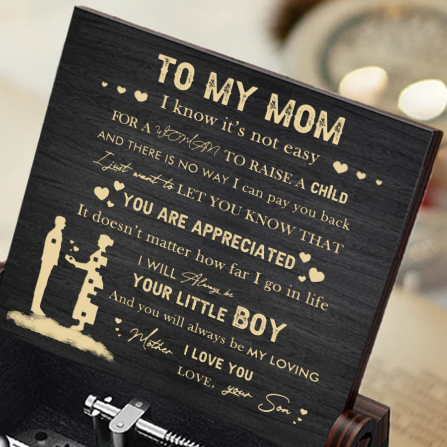 Son To Mom - Mother I Love You - Black Music Box