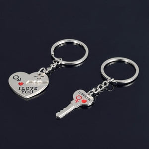 I LOVE YOU Heart Keychain Keychain eprolo