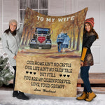 50% OFF Best Gift - Husband To my Wife Blanket