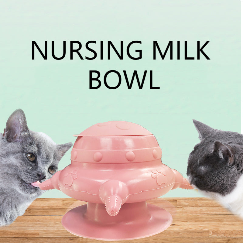 Super Discount! Food Grade Silicone Nipple Puppy Kittle Feeder-Pet baby bubble Milk Bowl