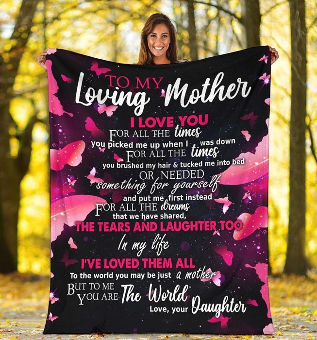 50% OFF Best Gift-To My Loving Mother, I Love You - Blanket