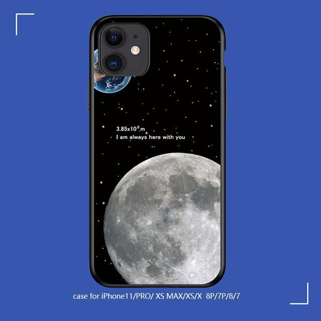 Silicone Frosted printing Phone Case - I am always here with you