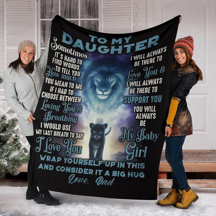 50% OFF Best Gift-To my DAUGHTER, YOU WILL ALWAYS BE My Baby girl - Blanket