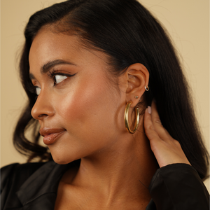 Thick Hoop Earrings