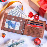 （Dad）Mom To Son - You Will Never Lose - Top-grain Leather Wallet