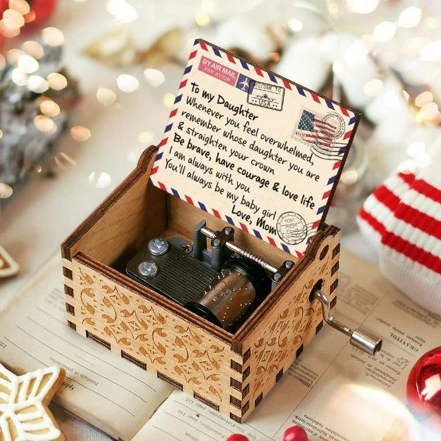 (🎅EARLY XMAS SALE)Mom To Daughter🎁-You'll always be my baby girl - Music Box