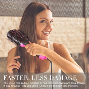 Multifunctional hot air comb straight hair comb