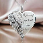 Angel Wings Alloy Pendant Necklace Necklace eprolo 