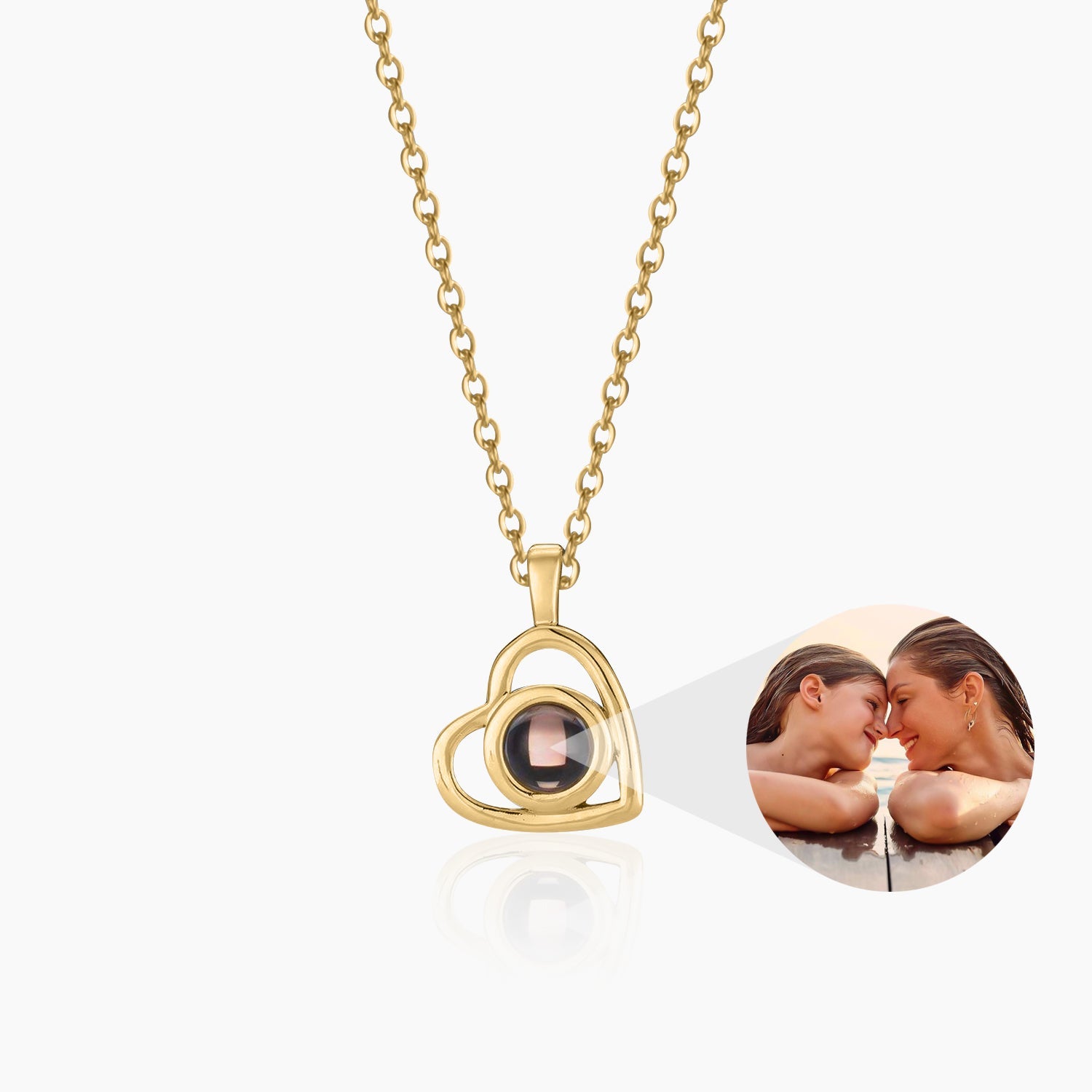 Heart Photo Necklace