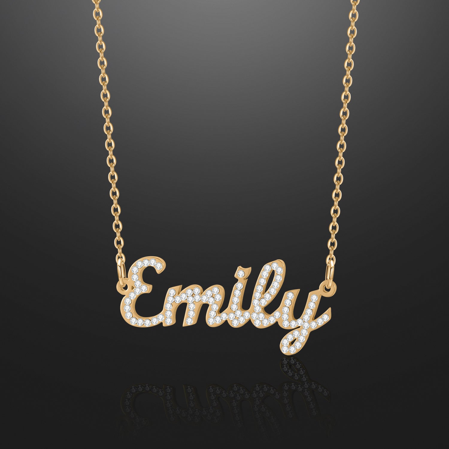 Kids Iced Name Necklace