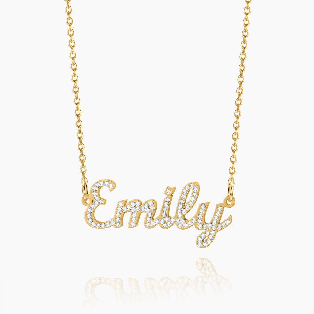 Kids Iced Name Necklace