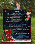 50% OFF Merry Christmas Best Gift🎁-To My Daughter/Son From Mom - Blanket