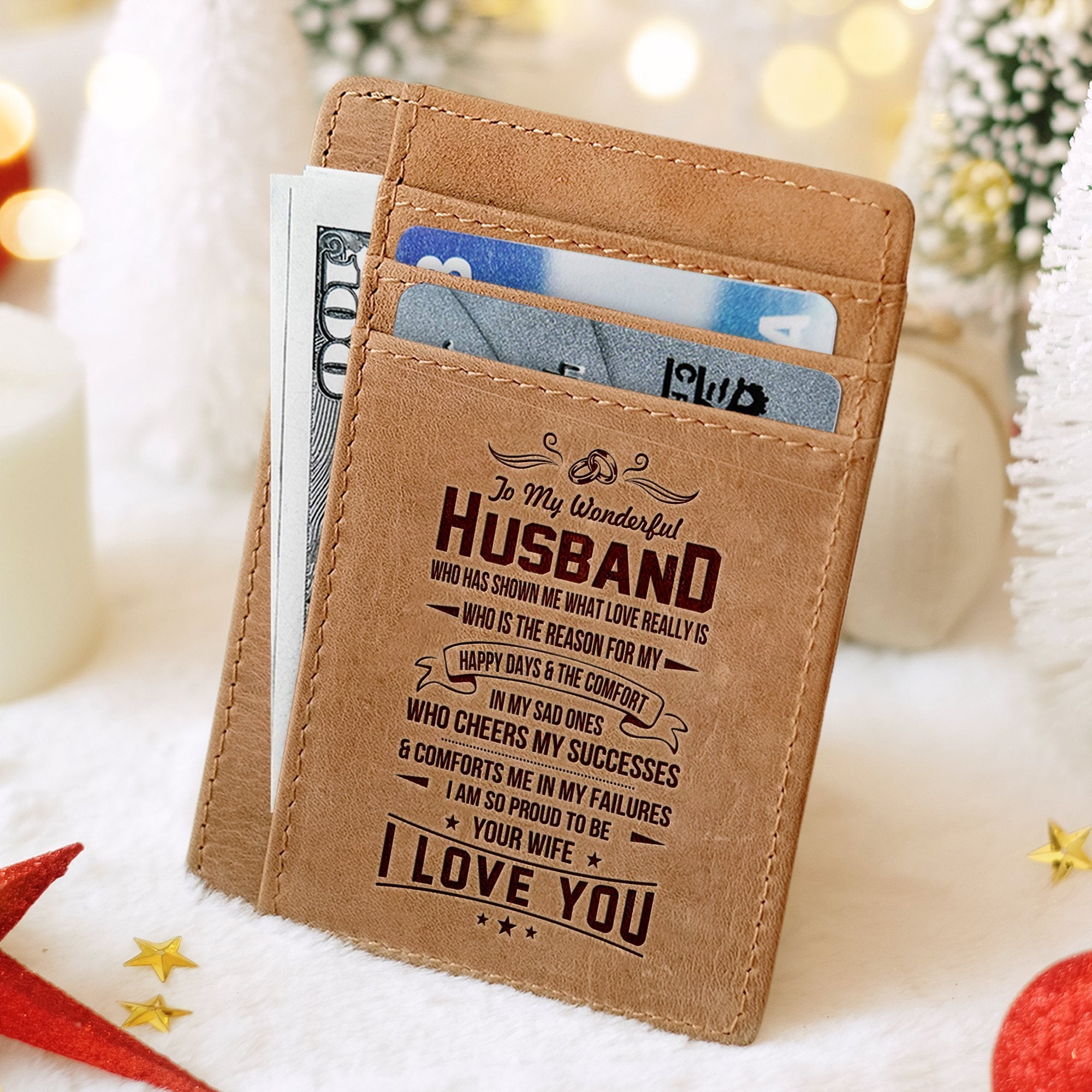 Card Wallet - My Husband, I Will Always Love You